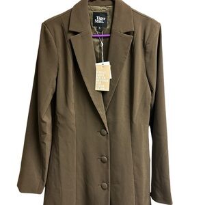Tiger Mist Chocolate Brown Blazer